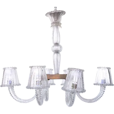 Murano glass chandelier by Fratelli Toso