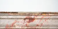 Antique polychrome marble fireplace - Italy, late 19th century