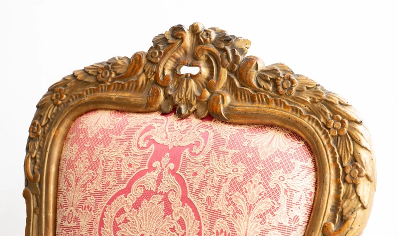 Fauteuil baroque en bois doré - fin du XVIIe siècle