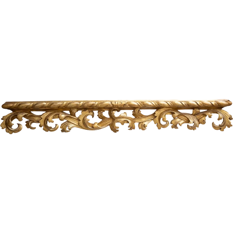Ancienne frise ornementale en bois doré