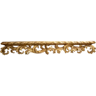Antique ornamental frieze in gilded wood