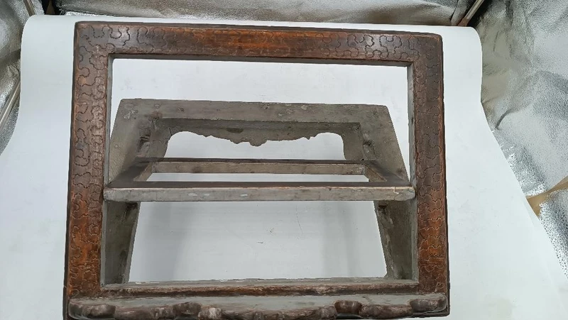 Silver-plated wooden lectern from the 18th century, Italy