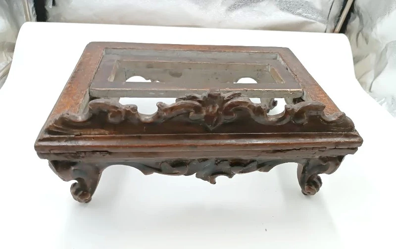 Silver-plated wooden lectern from the 18th century, Italy