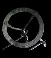 Paire de lancettes en fer forgé, Italie.