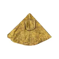 Complete with sacred priestly vestments embroidered in gold thread with floral decorations: