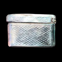 Silver box with architectural scenes.Russia.Dated 1866.