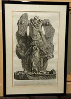 Giovanni Battista Piranesi.   Trophies of Octavian Augustus. 1753 Etching 65x40 cm.