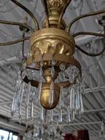 Grande Lampadario Genovese Neoclassico A 10 Luci