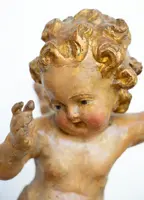 Coppia di putti in legno dorato, Venezia