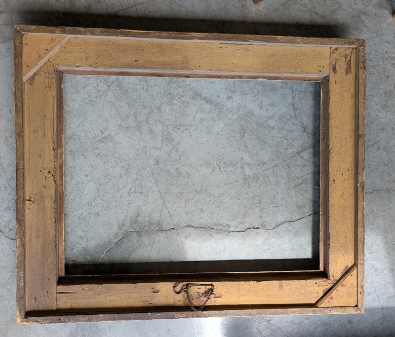 Tuscan Cassette Frame Of The 17th Century Gilded