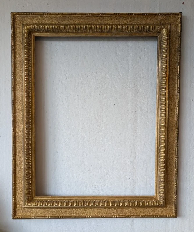Tuscan Cassette Frame Of The 17th Century Gilded