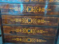 Important Palermitan Charles X Lastronato Stipo in Rosewood, Sicily 19th Century