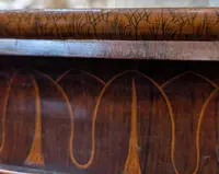 Important Palermitan Charles X Lastronato Stipo in Rosewood, Sicily 19th Century
