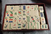 boîte de jeu de mahjong ancienne début 1900