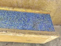 Base ancienne en bois laqué et doré. XVIIIe siècle, Italie
