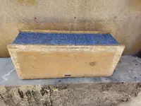 Base ancienne en bois laqué et doré. XVIIIe siècle, Italie