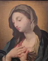 Madonna in Preghiera, Olio su Tela Fine XVIII Secolo