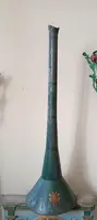 Antique hunting megaphone with noble coat of arms