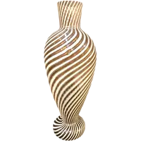 Vase avec un décor en filigrane simple. Dino Martens pour Aureliano Toso