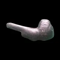 A sea foam pipe featuring an erotic design of a nude woman.