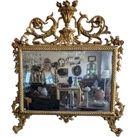 Large Florentine Carved and Gilded Mirror, Late 18th Century