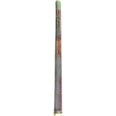 Large ship's telescope made of rosewood and brass; engraved inscription: Lerebours Optique