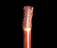 Walking stick with a boxwood knob shaped like a horse's head.