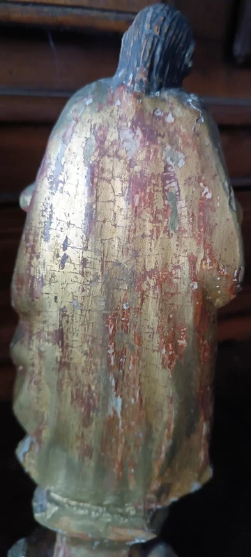 Antique gilded wooden sculpture