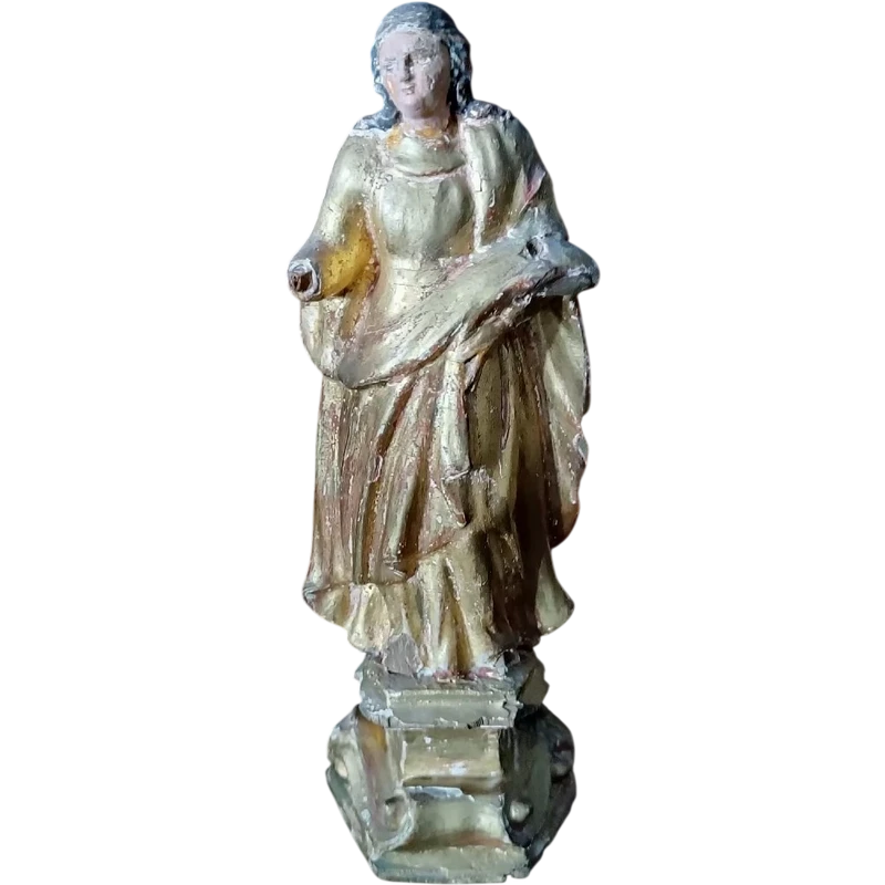 Antique gilded wooden sculpture