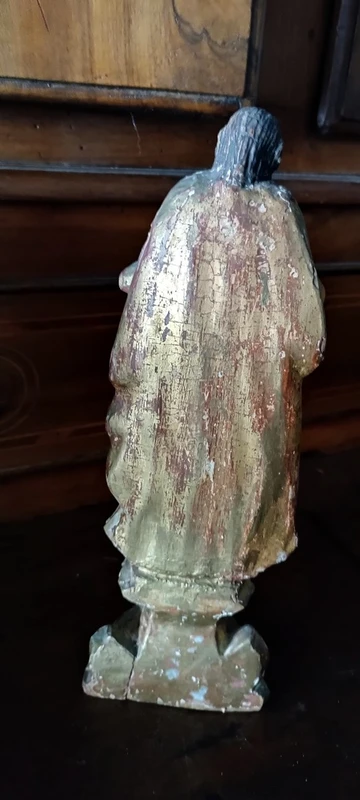 Antique gilded wooden sculpture