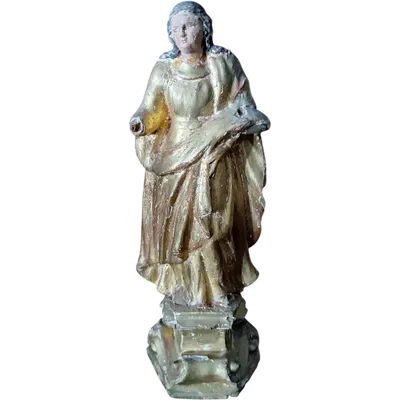 Ancienne sculpture en bois doré