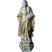 Antique gilded wooden sculpture