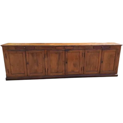 Grande commode à 6 portes, fin du XIXe siècle, Toscane