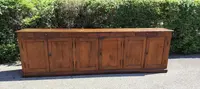 Large 19th-century Tuscan sideboard with 6 doors