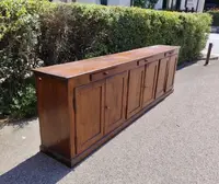Large 19th-century Tuscan sideboard with 6 doors
