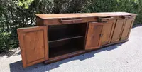 Large 19th-century Tuscan sideboard with 6 doors