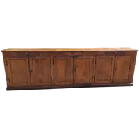 Large 19th-century Tuscan sideboard with 6 doors