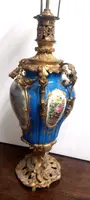 Grande lampada porcellana sevres e bronzo dorato al mercurio -Francia XIX secolo