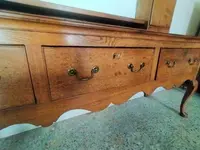 18th-century Georgian-style oak cabinet, England