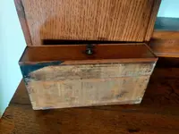 18th-century Georgian-style oak cabinet, England