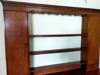 18th-century Georgian-style oak cabinet, England