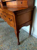 18th-century Georgian-style oak cabinet, England