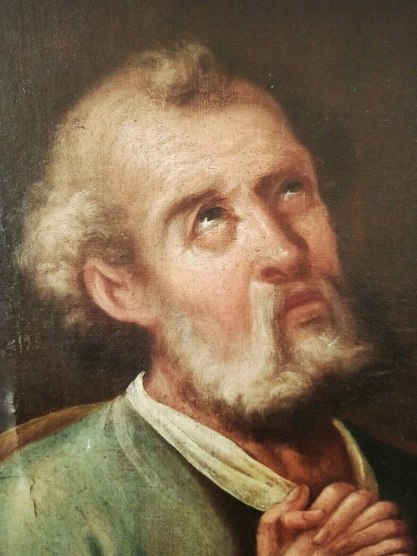 Antco, 17th-century painting of St. Peter, Tuscan school