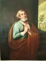 Antco, 17th-century painting of St. Peter, Tuscan school