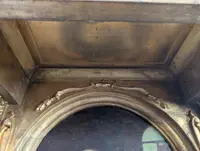 Kiosque architectural en bois doré et sculpté, XIXe siècle