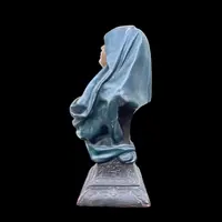 Buste de femme en terre cuite. Signé René Charles Masse (1855-1913).