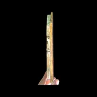 Porte de tabernacle en bois laqué et doré. Gênes.