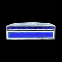 Boîte-tabatière en argent et émail, ornée d'une scène peinte représentant : le triomphe de Galatée.