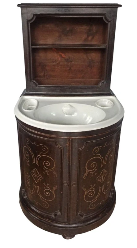 19th-century Italian bathroom vanity