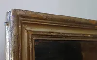 Large antique oil painting on canvas depicting the Sorrowful Madonna – Baroque period